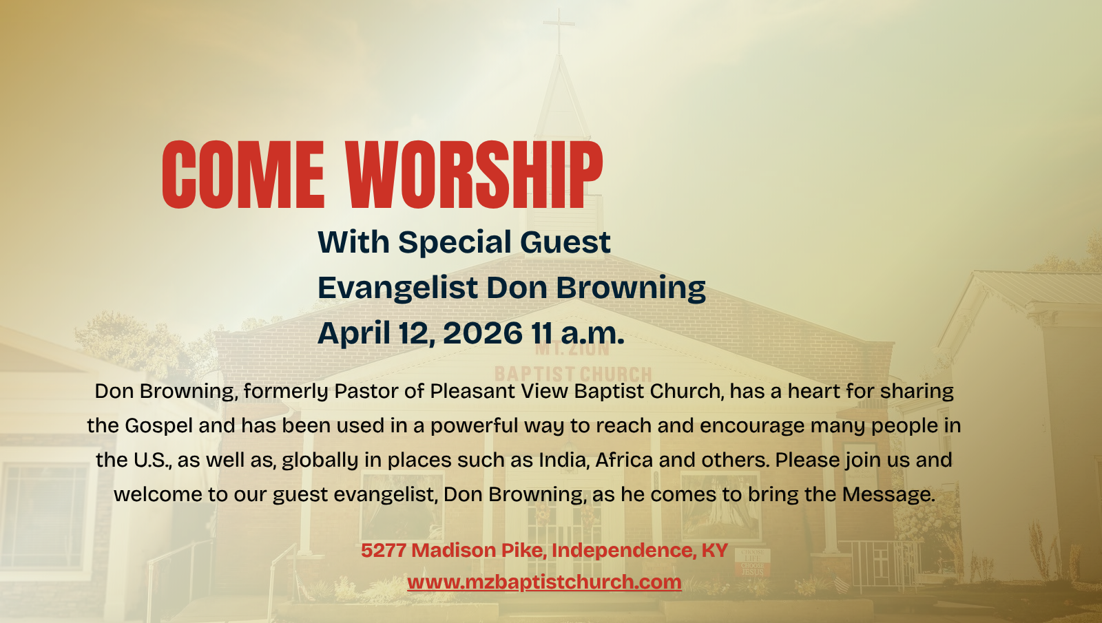 Guest Speaker Don Browning